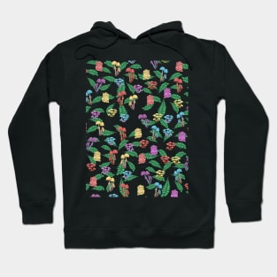 mushroom pattern Hoodie